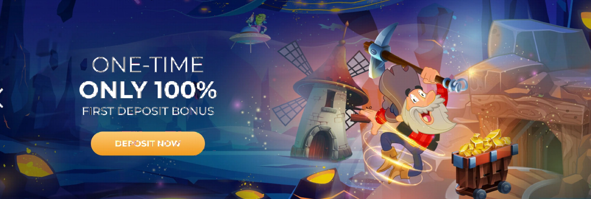 Bonus de premier dépôt Gratorama - 100% jusqu'à 200€