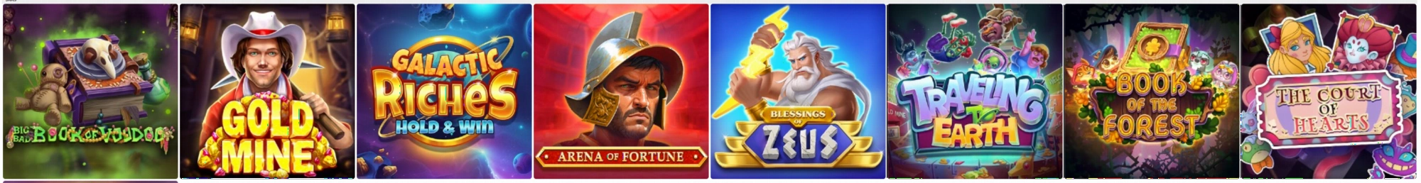 Machines à sous disponibles sur Gratorama Casino